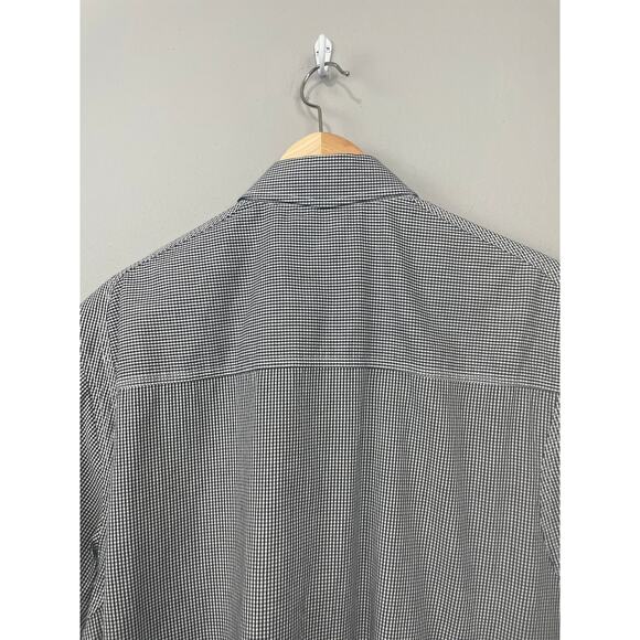 Howe Utility Shirt Size L Micro Check‎ Western Retro Rockabilly Casual Gingham - Picture 4 of 13